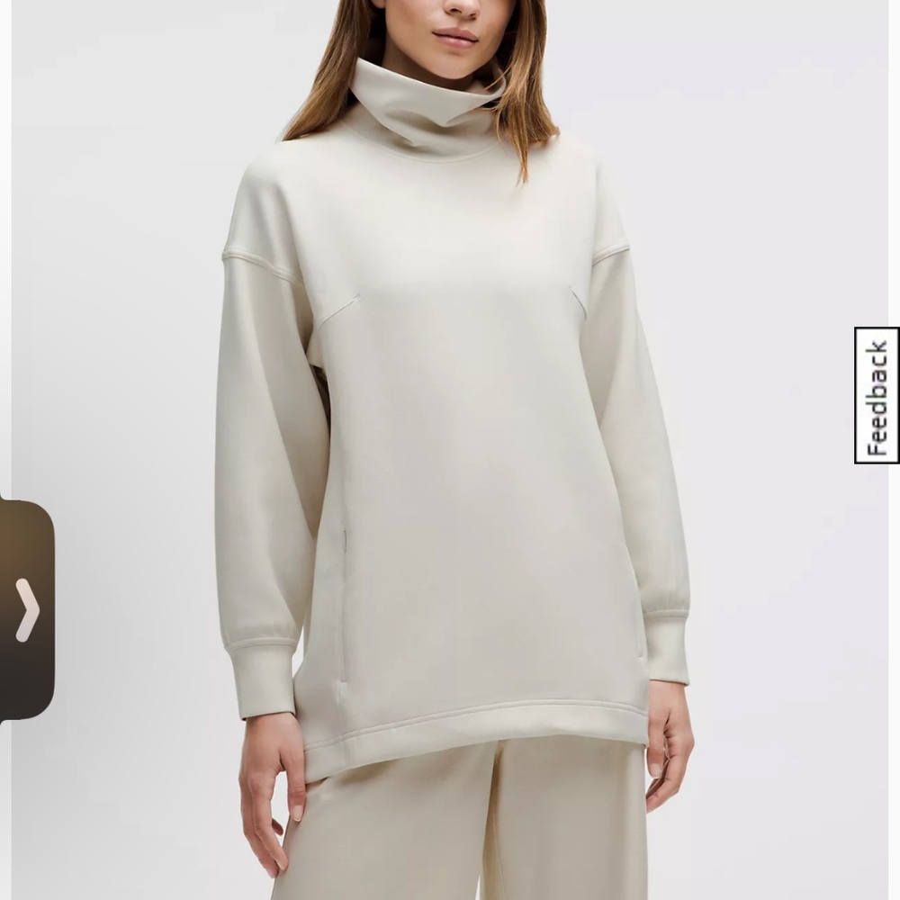 lululemon athletica Cream Sweatshirt